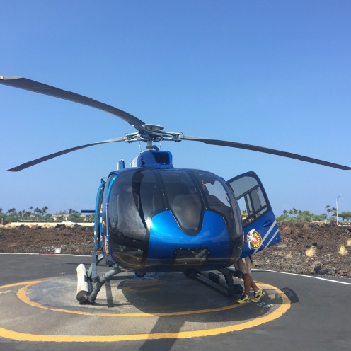 blue hawaiian helicopter